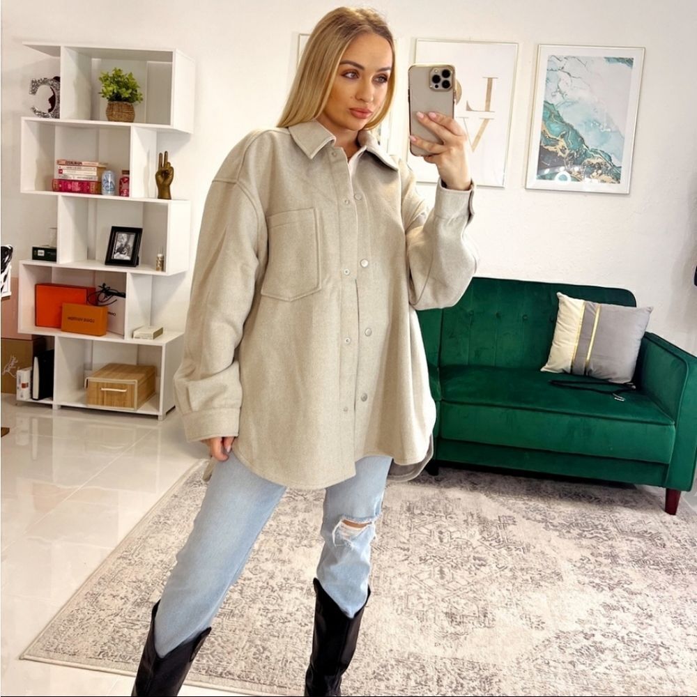 NWT Justfab Shacket in Large